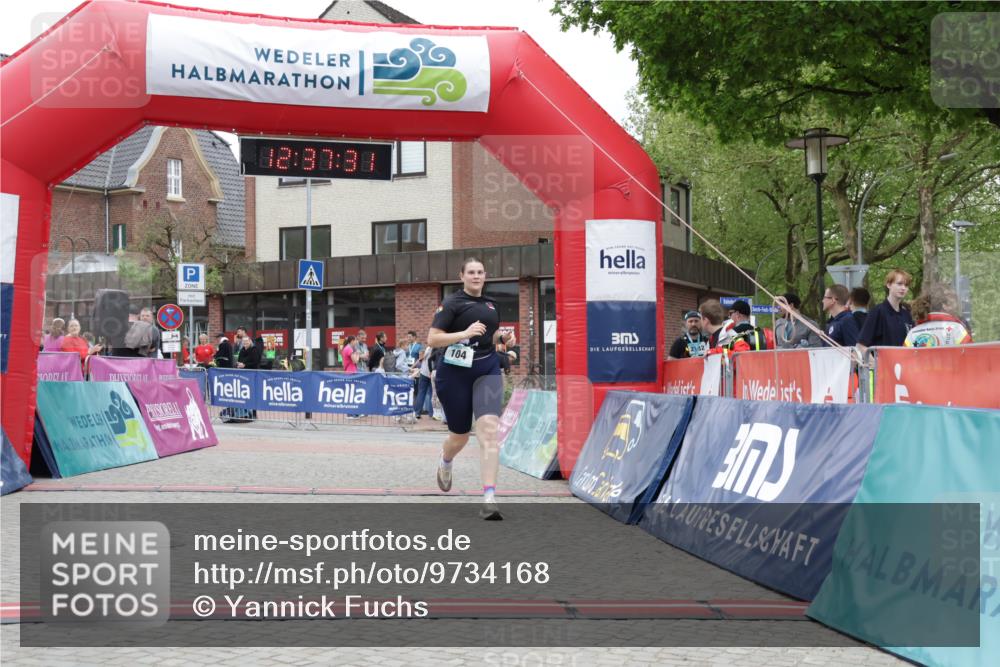 10.05.2026 - 8. Wedeler Halbmarathon Yannick Fuchs http://msf.ph/oto/9734168 10.05.2026 12:37:29 Ziel 104 meine-sportfotos.de
