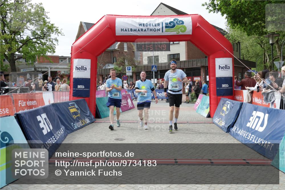 10.05.2026 - 8. Wedeler Halbmarathon Yannick Fuchs http://msf.ph/oto/9734183 10.05.2026 11:51:48 Ziel 224, 282, 2108, 2191 meine-sportfotos.de
