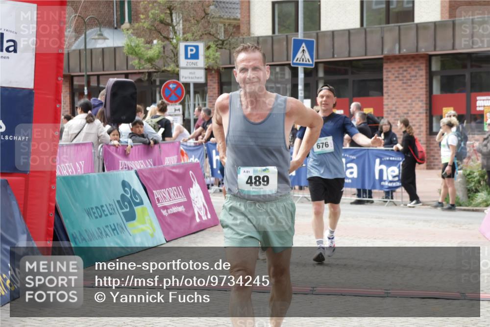 10.05.2026 - 8. Wedeler Halbmarathon Yannick Fuchs http://msf.ph/oto/9734245 10.05.2026 11:51:55 Ziel 489, 652, 675, 676, 2191 meine-sportfotos.de
