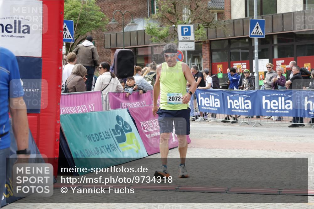 10.05.2026 - 8. Wedeler Halbmarathon Yannick Fuchs http://msf.ph/oto/9734318 10.05.2026 11:52:07 Ziel 201, 2072 meine-sportfotos.de