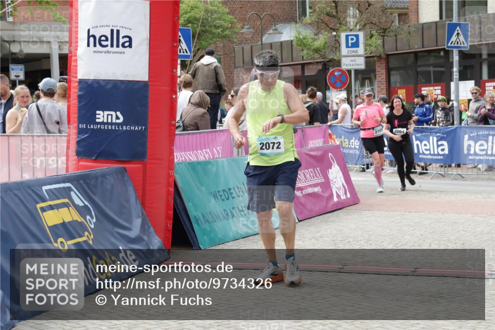 10.05.2026 - 8. Wedeler Halbmarathon Yannick Fuchs http://msf.ph/oto/9734326 10.05.2026 11:52:09 Ziel 201, 2064, 2072, 2109 meine-sportfotos.de