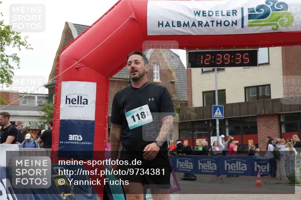 10.05.2026 - 8. Wedeler Halbmarathon Yannick Fuchs http://msf.ph/oto/9734381 10.05.2026 12:39:32 Ziel 118, 336 meine-sportfotos.de