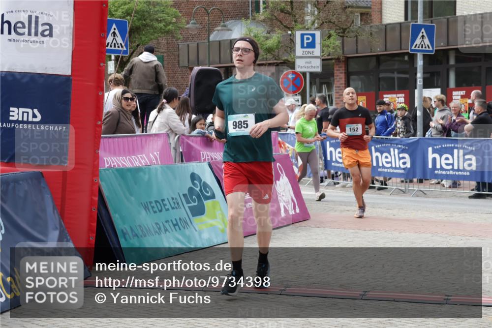 10.05.2026 - 8. Wedeler Halbmarathon Yannick Fuchs http://msf.ph/oto/9734398 10.05.2026 11:52:20 Ziel 152, 985 meine-sportfotos.de
