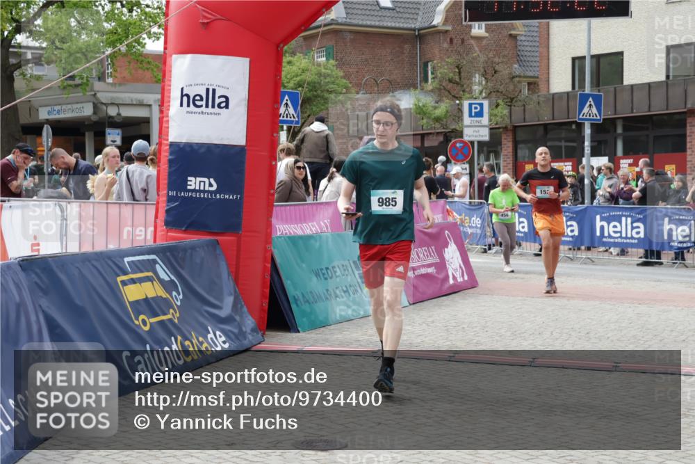 10.05.2026 - 8. Wedeler Halbmarathon Yannick Fuchs http://msf.ph/oto/9734400 10.05.2026 11:52:20 Ziel 152, 985 meine-sportfotos.de