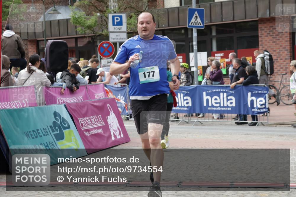 10.05.2026 - 8. Wedeler Halbmarathon Yannick Fuchs http://msf.ph/oto/9734554 10.05.2026 11:52:48 Ziel 177, 439 meine-sportfotos.de