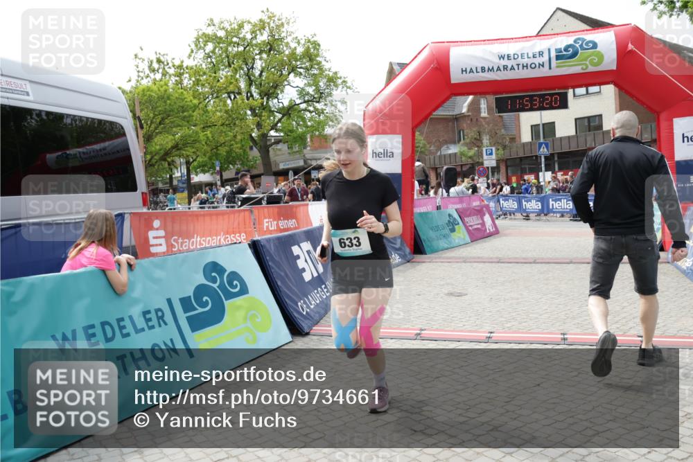 10.05.2026 - 8. Wedeler Halbmarathon Yannick Fuchs http://msf.ph/oto/9734661 10.05.2026 11:53:18 Ziel 633, 2137 meine-sportfotos.de