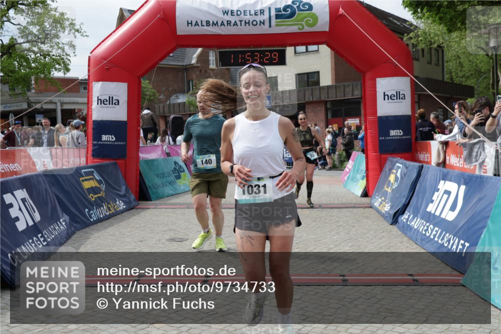 10.05.2026 - 8. Wedeler Halbmarathon Yannick Fuchs http://msf.ph/oto/9734733 10.05.2026 11:53:28 Ziel 23, 140, 1031, 2137 meine-sportfotos.de