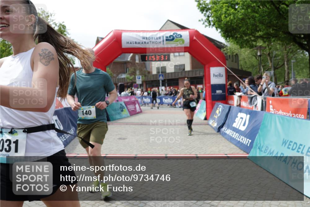 10.05.2026 - 8. Wedeler Halbmarathon Yannick Fuchs http://msf.ph/oto/9734746 10.05.2026 11:53:29 Ziel 23, 140, 1031 meine-sportfotos.de