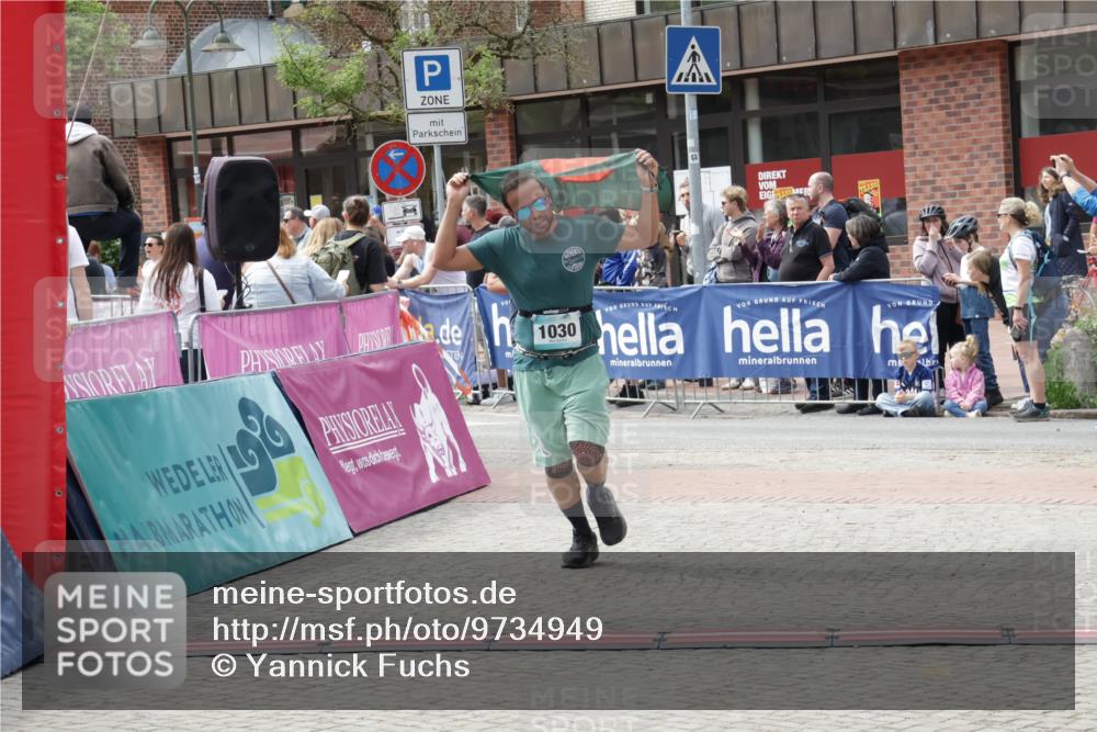 10.05.2026 - 8. Wedeler Halbmarathon Yannick Fuchs http://msf.ph/oto/9734949 10.05.2026 11:54:21 Ziel 5, 267, 1030 meine-sportfotos.de
