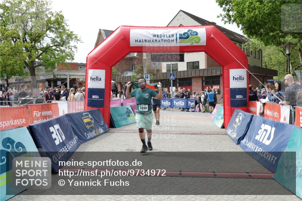 10.05.2026 - 8. Wedeler Halbmarathon Yannick Fuchs http://msf.ph/oto/9734972 10.05.2026 11:54:22 Ziel 5, 1030, 2020 meine-sportfotos.de