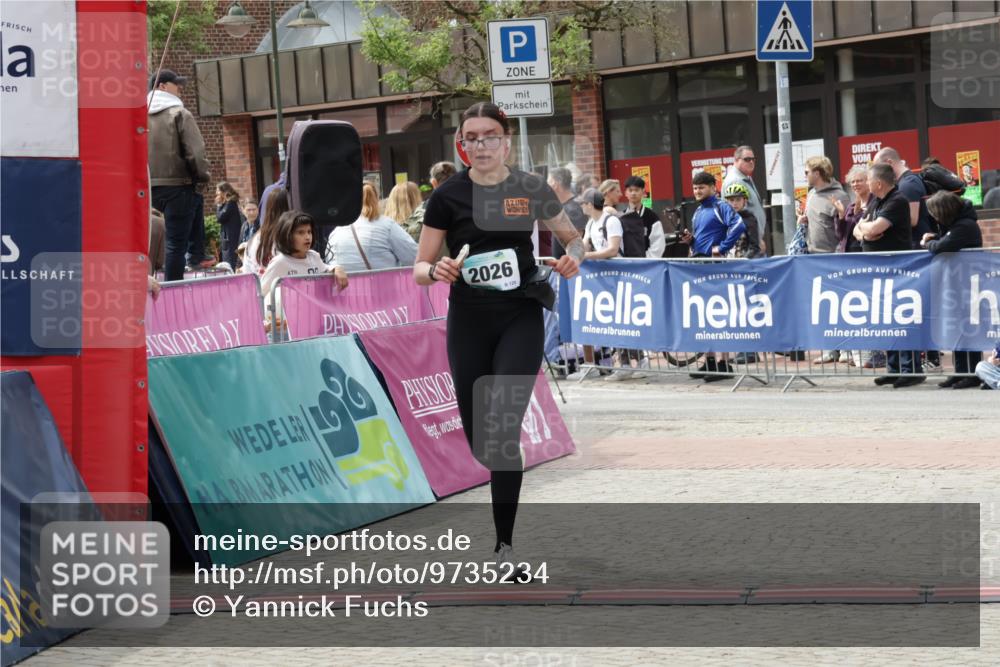10.05.2026 - 8. Wedeler Halbmarathon Yannick Fuchs http://msf.ph/oto/9735234 10.05.2026 11:55:17 Ziel 2026 meine-sportfotos.de