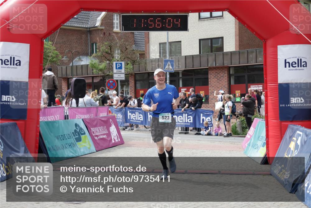 10.05.2026 - 8. Wedeler Halbmarathon Yannick Fuchs http://msf.ph/oto/9735411 10.05.2026 11:56:02 Ziel 523 meine-sportfotos.de