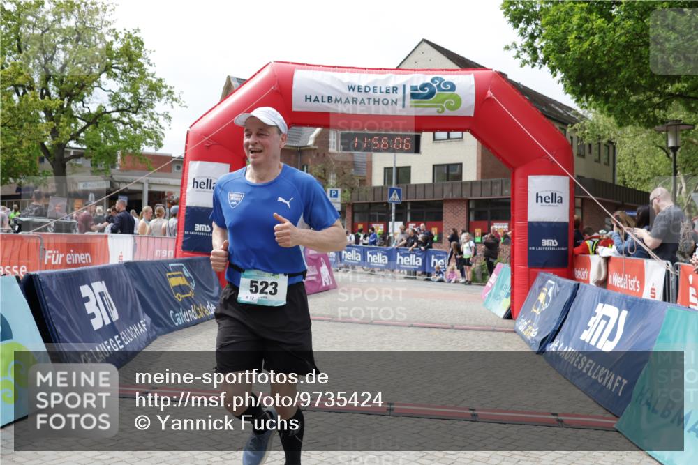 10.05.2026 - 8. Wedeler Halbmarathon Yannick Fuchs http://msf.ph/oto/9735424 10.05.2026 11:56:04 Ziel 523 meine-sportfotos.de