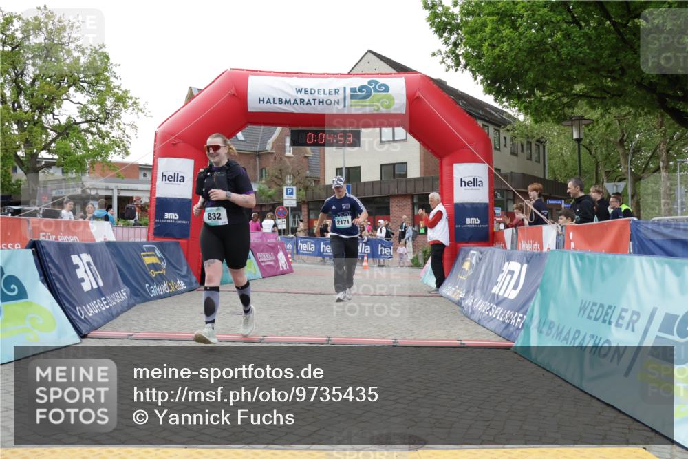 10.05.2026 - 8. Wedeler Halbmarathon Yannick Fuchs http://msf.ph/oto/9735435 10.05.2026 12:49:50 Ziel 832, 2171 meine-sportfotos.de