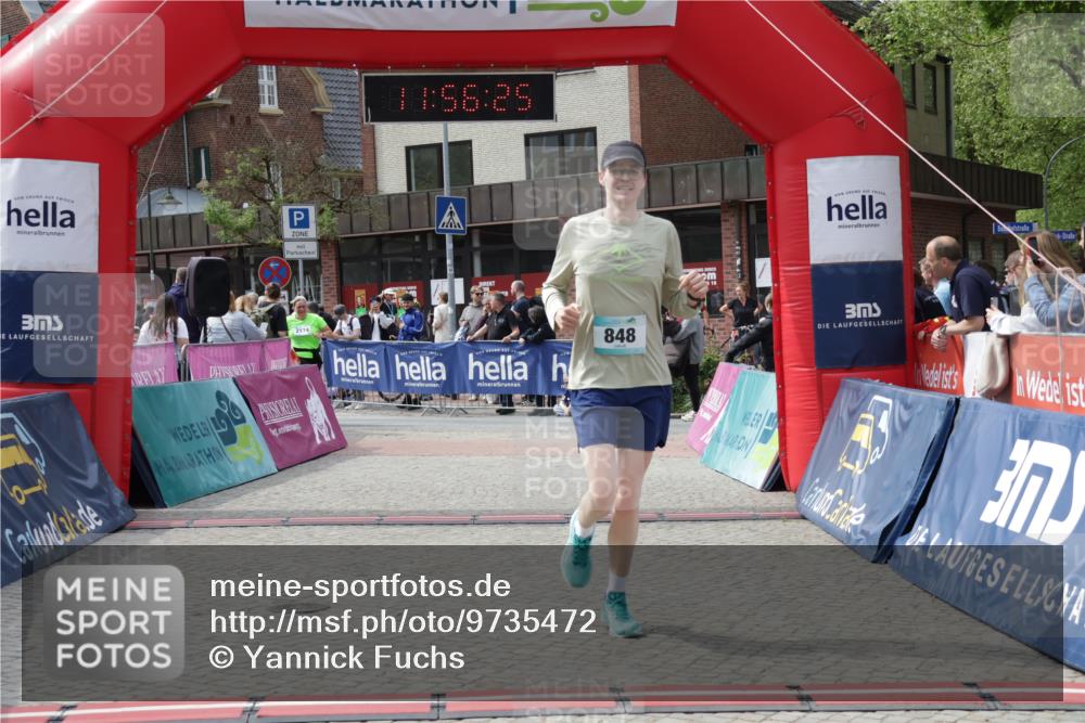10.05.2026 - 8. Wedeler Halbmarathon Yannick Fuchs http://msf.ph/oto/9735472 10.05.2026 11:56:23 Ziel 848, 2174 meine-sportfotos.de