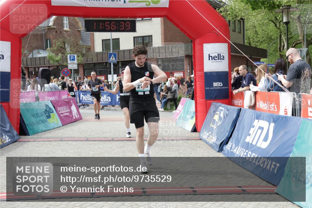 10.05.2026 - 8. Wedeler Halbmarathon Yannick Fuchs http://msf.ph/oto/9735529 10.05.2026 11:56:37 Ziel 538, 587, 747, 2039, 2136 meine-sportfotos.de
