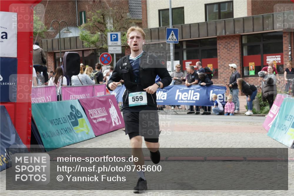 10.05.2026 - 8. Wedeler Halbmarathon Yannick Fuchs http://msf.ph/oto/9735600 10.05.2026 11:57:02 Ziel 559 meine-sportfotos.de