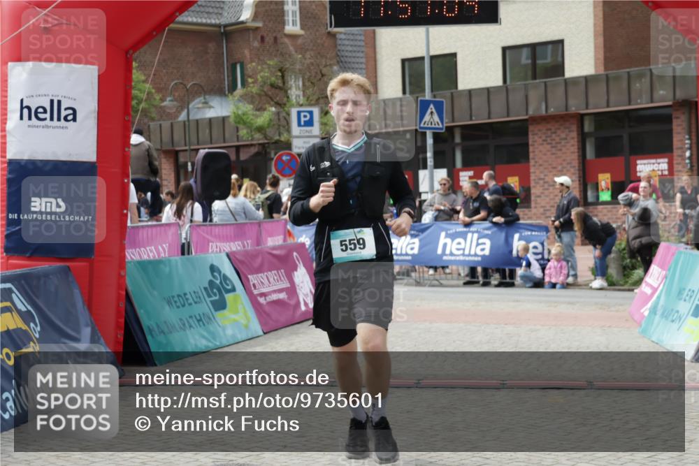 10.05.2026 - 8. Wedeler Halbmarathon Yannick Fuchs http://msf.ph/oto/9735601 10.05.2026 11:57:03 Ziel 559 meine-sportfotos.de