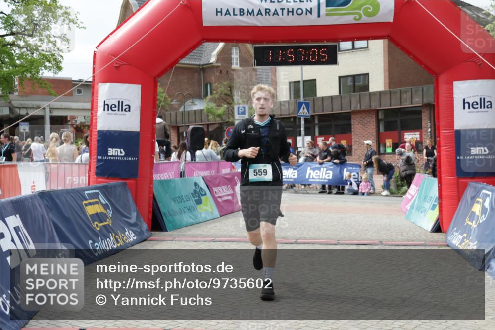 10.05.2026 - 8. Wedeler Halbmarathon Yannick Fuchs http://msf.ph/oto/9735602 10.05.2026 11:57:03 Ziel 559 meine-sportfotos.de
