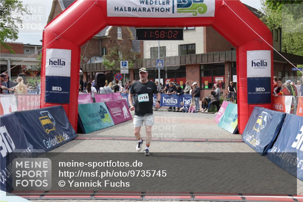 10.05.2026 - 8. Wedeler Halbmarathon Yannick Fuchs http://msf.ph/oto/9735745 10.05.2026 11:58:00 Ziel 2114, 2204 meine-sportfotos.de