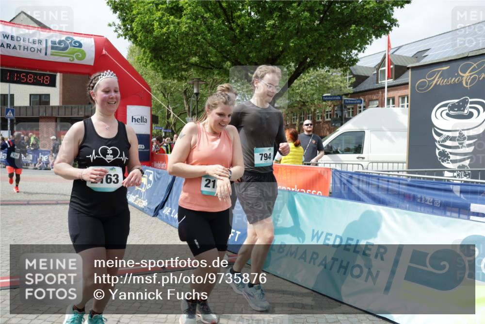 10.05.2026 - 8. Wedeler Halbmarathon Yannick Fuchs http://msf.ph/oto/9735876 10.05.2026 11:58:46 Ziel 136, 794, 901, 2163, 2169 meine-sportfotos.de