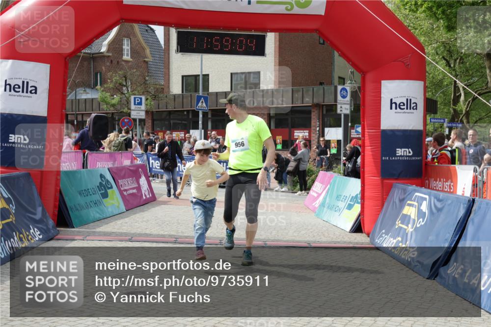 10.05.2026 - 8. Wedeler Halbmarathon Yannick Fuchs http://msf.ph/oto/9735911 10.05.2026 11:59:02 Ziel 411, 956 meine-sportfotos.de