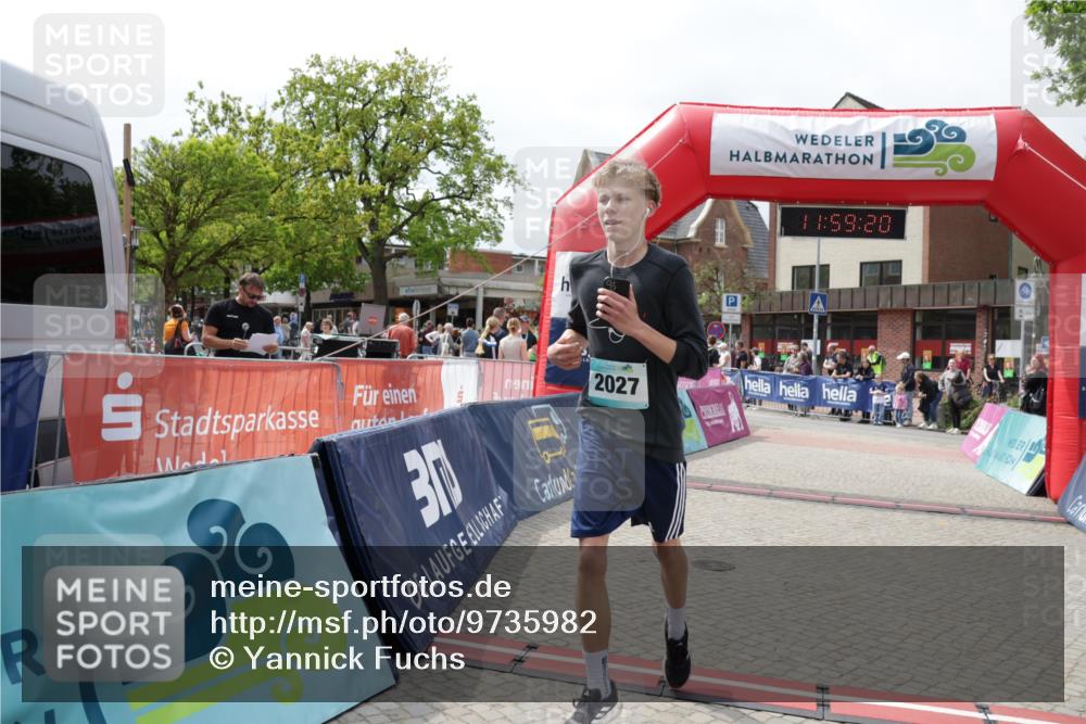 10.05.2026 - 8. Wedeler Halbmarathon Yannick Fuchs http://msf.ph/oto/9735982 10.05.2026 11:59:18 Ziel 30, 381, 482, 962, 2027, 2103, 2161 meine-sportfotos.de