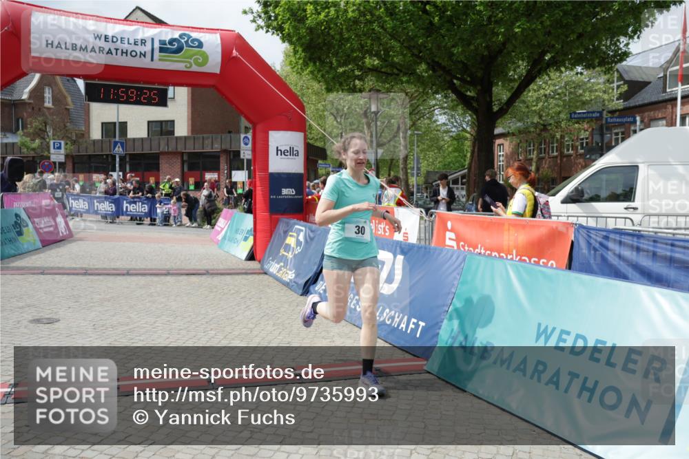 10.05.2026 - 8. Wedeler Halbmarathon Yannick Fuchs http://msf.ph/oto/9735993 10.05.2026 11:59:23 Ziel 30, 598 meine-sportfotos.de