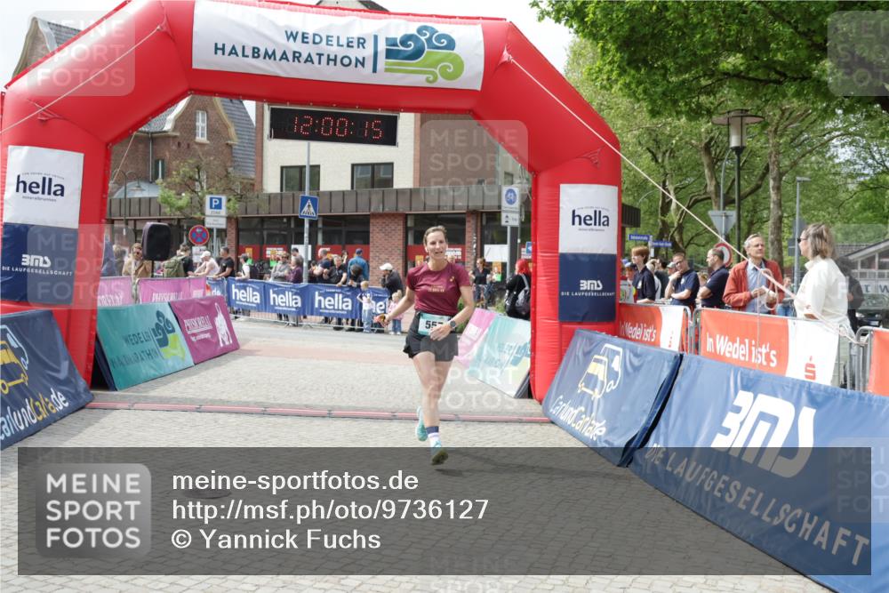 10.05.2026 - 8. Wedeler Halbmarathon Yannick Fuchs http://msf.ph/oto/9736127 10.05.2026 12:00:13 Ziel 557, 2021 meine-sportfotos.de
