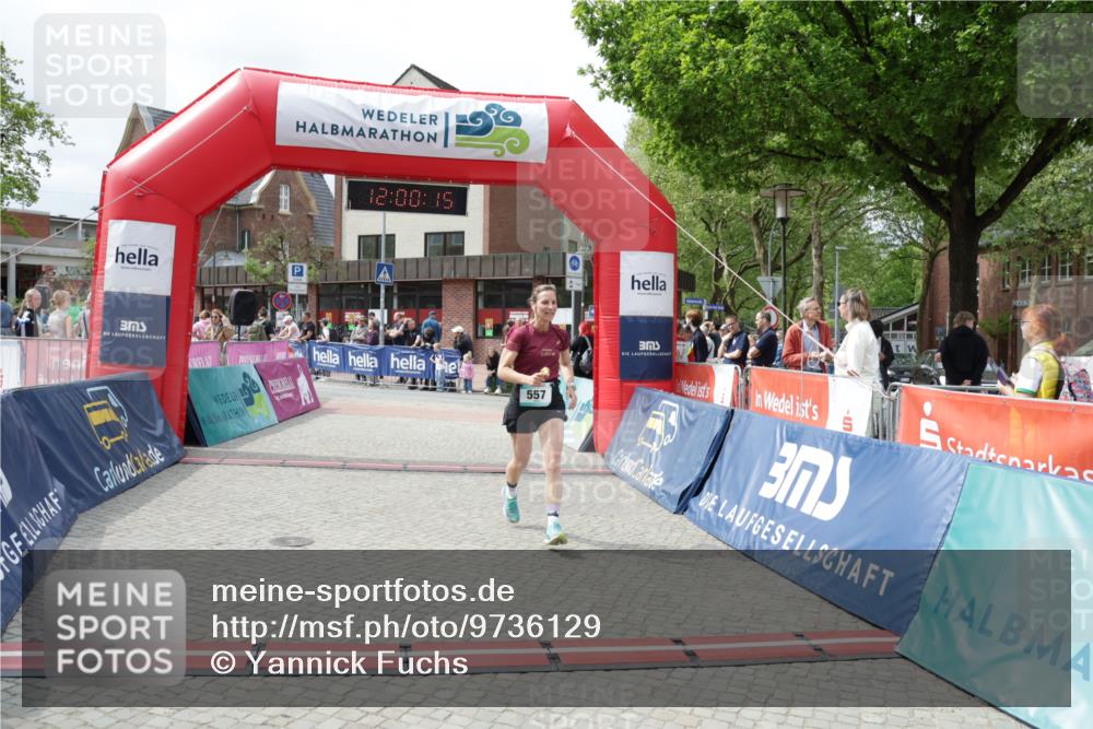 10.05.2026 - 8. Wedeler Halbmarathon Yannick Fuchs http://msf.ph/oto/9736129 10.05.2026 12:00:14 Ziel 557, 2021 meine-sportfotos.de