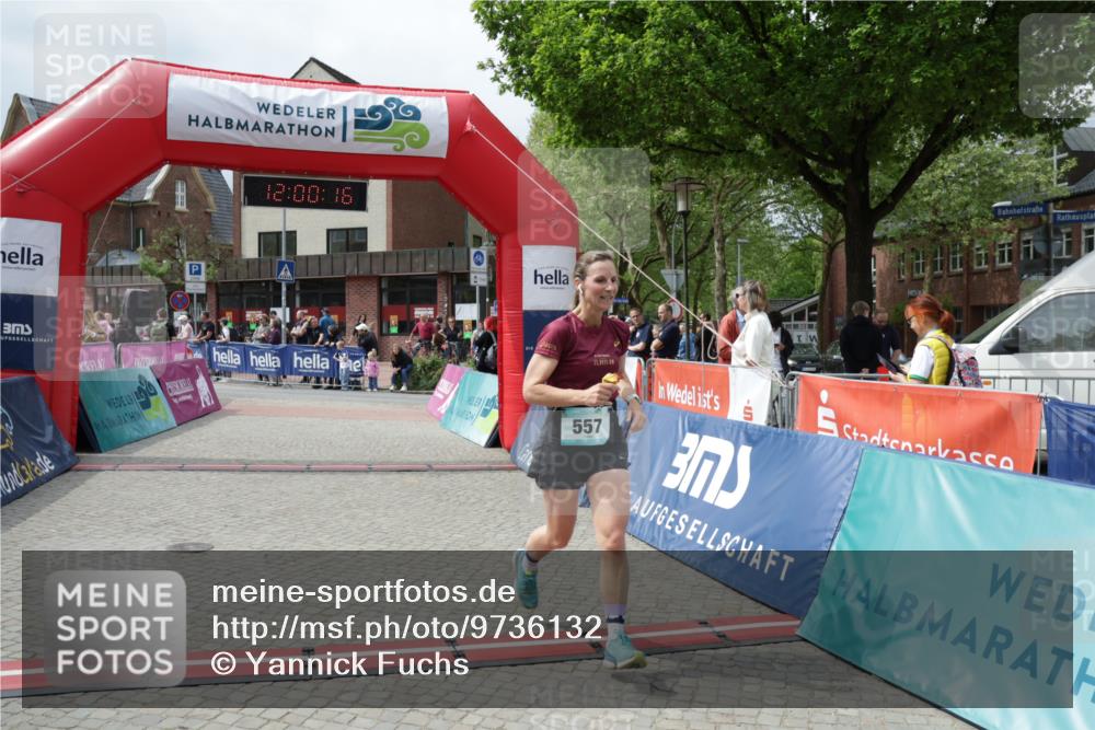 10.05.2026 - 8. Wedeler Halbmarathon Yannick Fuchs http://msf.ph/oto/9736132 10.05.2026 12:00:14 Ziel 557, 2021 meine-sportfotos.de