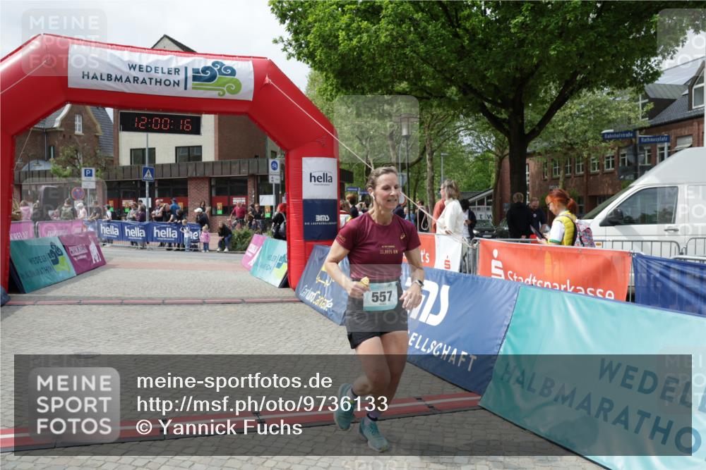 10.05.2026 - 8. Wedeler Halbmarathon Yannick Fuchs http://msf.ph/oto/9736133 10.05.2026 12:00:14 Ziel 557, 2021 meine-sportfotos.de