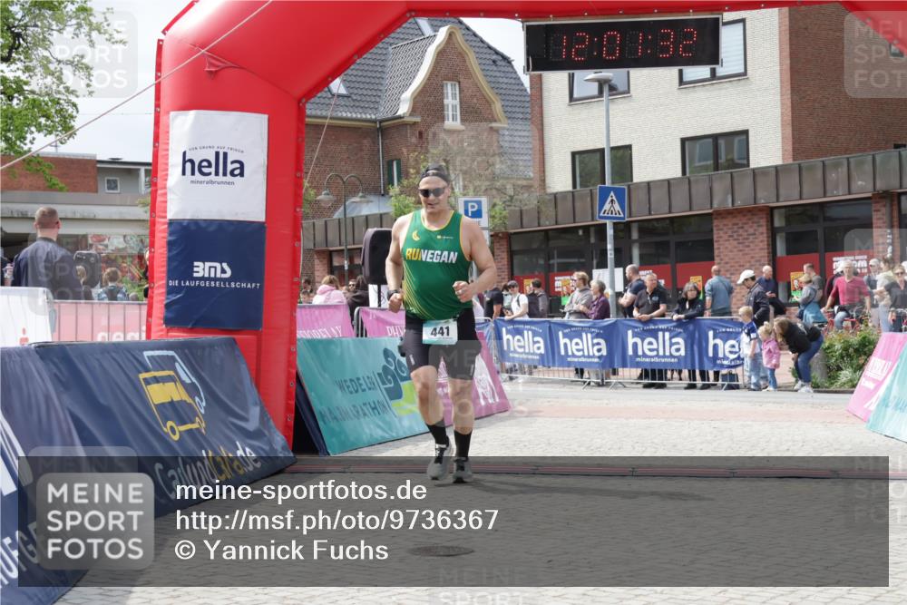 10.05.2026 - 8. Wedeler Halbmarathon Yannick Fuchs http://msf.ph/oto/9736367 10.05.2026 12:01:30 Ziel 212, 441 meine-sportfotos.de