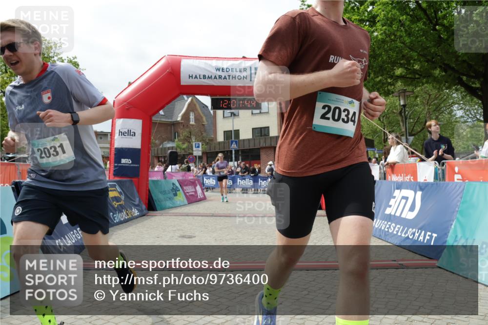 10.05.2026 - 8. Wedeler Halbmarathon Yannick Fuchs http://msf.ph/oto/9736400 10.05.2026 12:01:42 Ziel 462, 535, 643, 2031, 2034 meine-sportfotos.de
