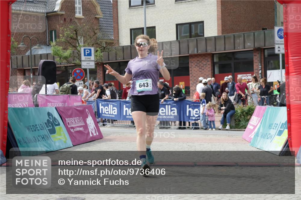10.05.2026 - 8. Wedeler Halbmarathon Yannick Fuchs http://msf.ph/oto/9736406 10.05.2026 12:01:44 Ziel 462, 535, 643, 2031, 2034 meine-sportfotos.de