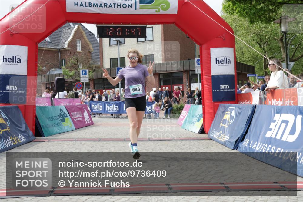 10.05.2026 - 8. Wedeler Halbmarathon Yannick Fuchs http://msf.ph/oto/9736409 10.05.2026 12:01:45 Ziel 462, 535, 643, 2031, 2034 meine-sportfotos.de