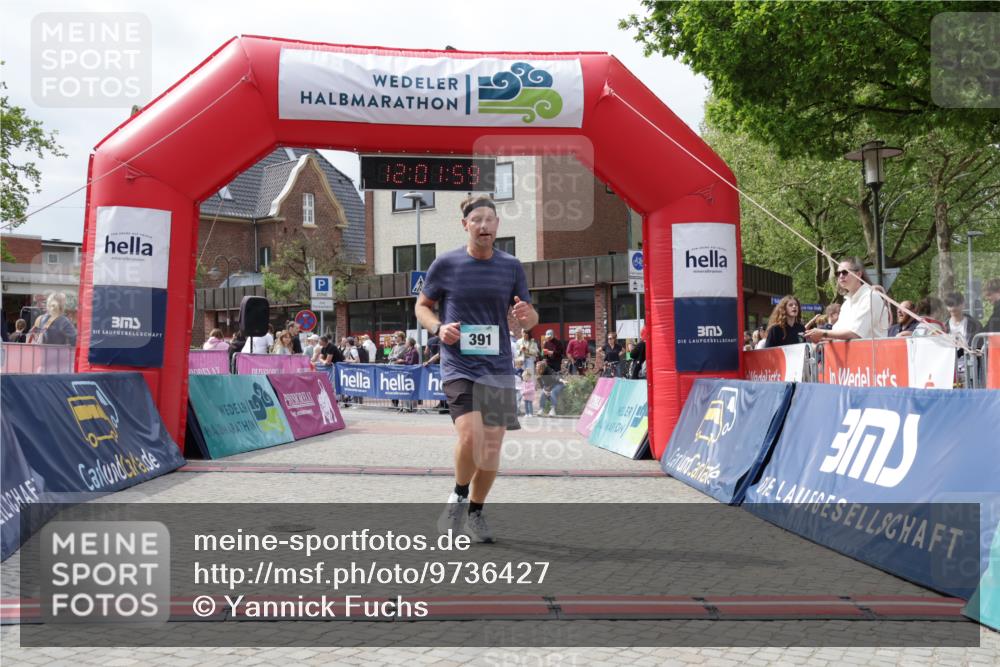 10.05.2026 - 8. Wedeler Halbmarathon Yannick Fuchs http://msf.ph/oto/9736427 10.05.2026 12:01:57 Ziel 391 meine-sportfotos.de
