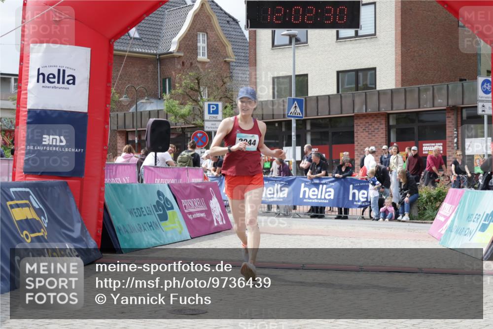 10.05.2026 - 8. Wedeler Halbmarathon Yannick Fuchs http://msf.ph/oto/9736439 10.05.2026 12:02:29 Ziel 435, 2044 meine-sportfotos.de
