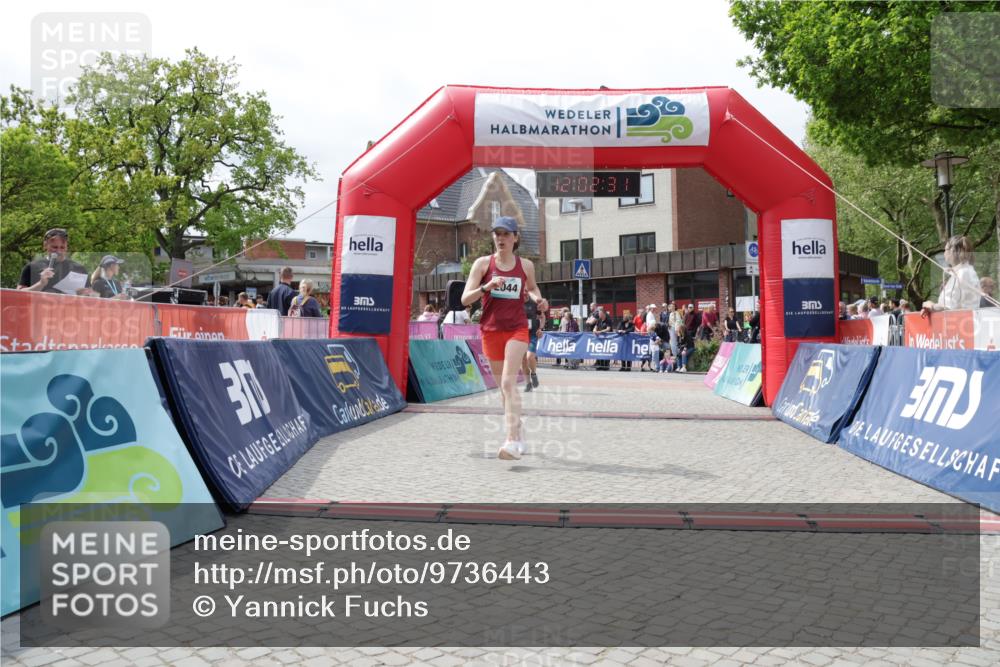 10.05.2026 - 8. Wedeler Halbmarathon Yannick Fuchs http://msf.ph/oto/9736443 10.05.2026 12:02:29 Ziel 435, 2044 meine-sportfotos.de