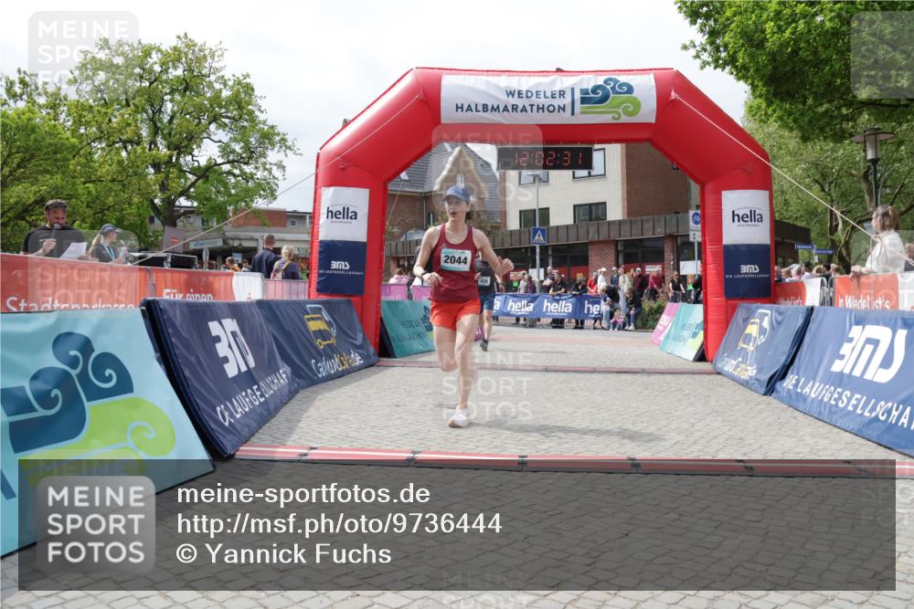 10.05.2026 - 8. Wedeler Halbmarathon Yannick Fuchs http://msf.ph/oto/9736444 10.05.2026 12:02:29 Ziel 435, 2044 meine-sportfotos.de