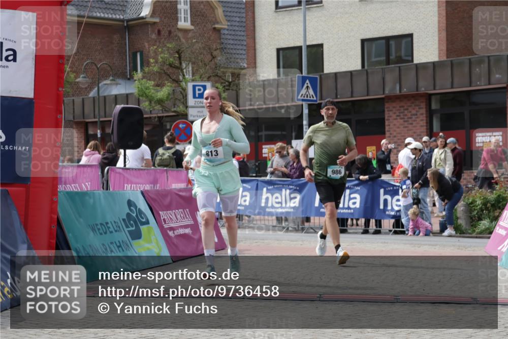 10.05.2026 - 8. Wedeler Halbmarathon Yannick Fuchs http://msf.ph/oto/9736458 10.05.2026 12:02:46 Ziel 813, 986 meine-sportfotos.de