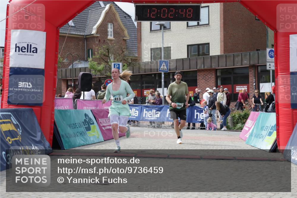 10.05.2026 - 8. Wedeler Halbmarathon Yannick Fuchs http://msf.ph/oto/9736459 10.05.2026 12:02:46 Ziel 813, 986 meine-sportfotos.de