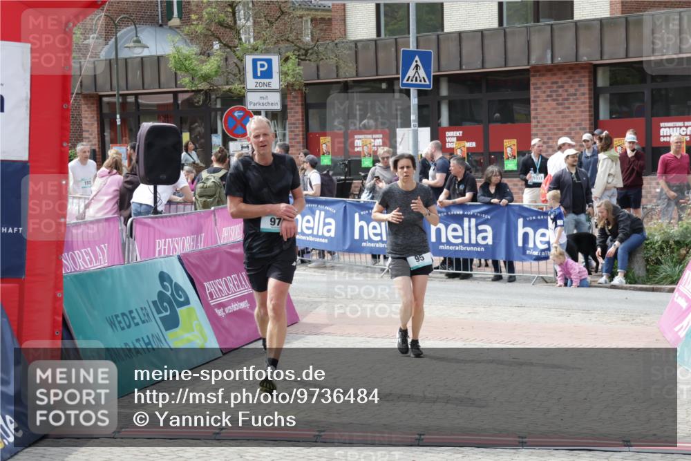 10.05.2026 - 8. Wedeler Halbmarathon Yannick Fuchs http://msf.ph/oto/9736484 10.05.2026 12:03:02 Ziel 95, 97 meine-sportfotos.de