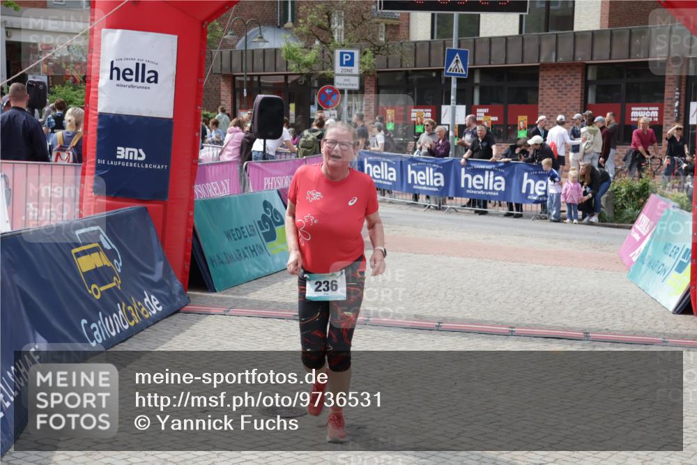 10.05.2026 - 8. Wedeler Halbmarathon Yannick Fuchs http://msf.ph/oto/9736531 10.05.2026 12:03:23 Ziel 236, 419 meine-sportfotos.de