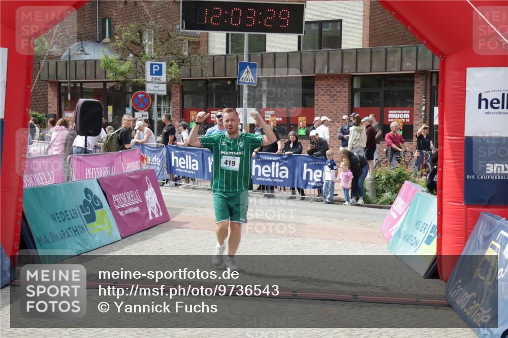 10.05.2026 - 8. Wedeler Halbmarathon Yannick Fuchs http://msf.ph/oto/9736543 10.05.2026 12:03:27 Ziel 236, 419, 636 meine-sportfotos.de