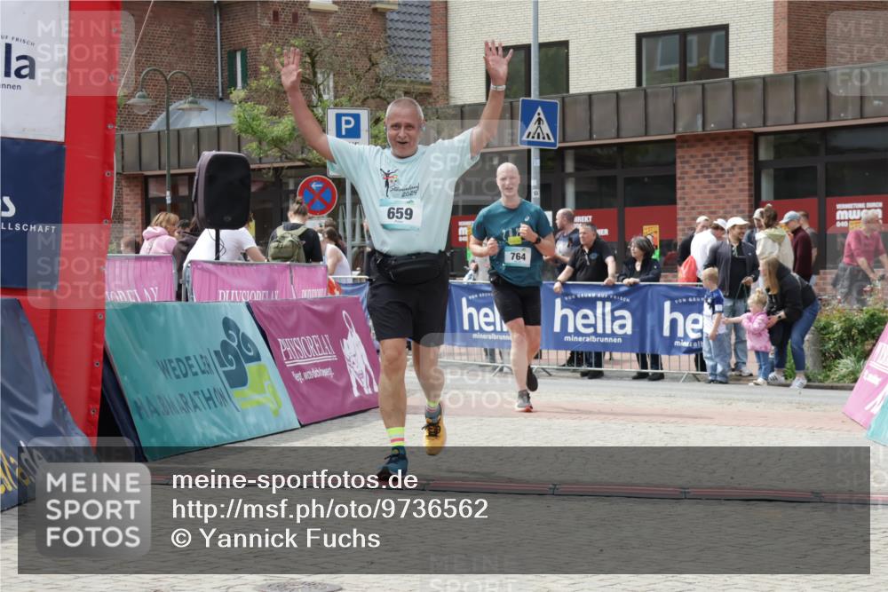 10.05.2026 - 8. Wedeler Halbmarathon Yannick Fuchs http://msf.ph/oto/9736562 10.05.2026 12:03:34 Ziel 636, 659, 764 meine-sportfotos.de