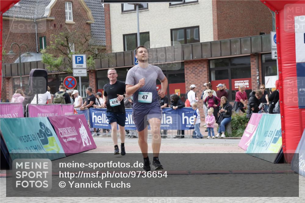 10.05.2026 - 8. Wedeler Halbmarathon Yannick Fuchs http://msf.ph/oto/9736654 10.05.2026 12:04:13 Ziel 47, 117, 474 meine-sportfotos.de