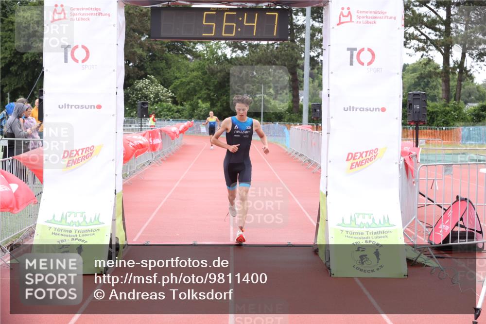 14.06.2026 - 7 Türme Triathlon Andreas Tolksdorf http://msf.ph/oto/9811400 14.06.2026 09:35:59 Schwimmen  meine-sportfotos.de