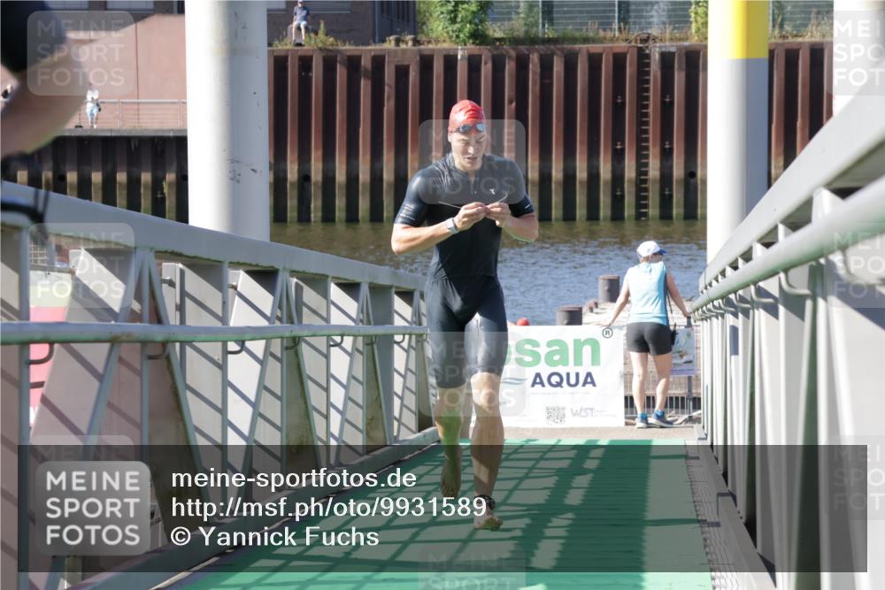 09.08.2026 - GEWOBA Citytriathlon Bremen Yannick Fuchs http://msf.ph/oto/9931589 09.08.2026 10:14:26 Schwimmen 301, 351, 358 meine-sportfotos.de