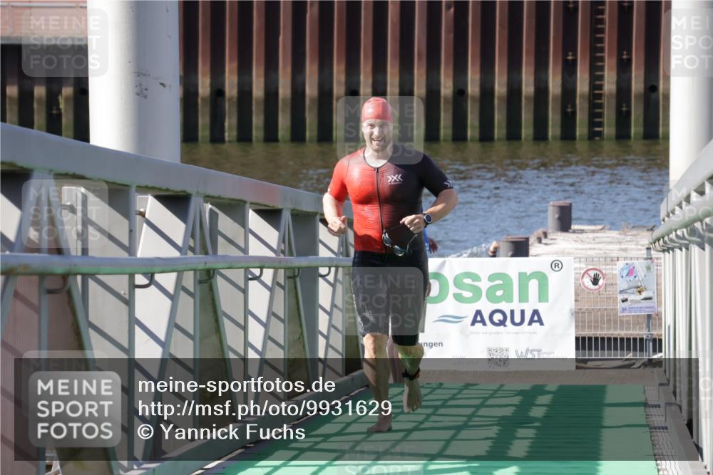 09.08.2026 - GEWOBA Citytriathlon Bremen Yannick Fuchs http://msf.ph/oto/9931629 09.08.2026 10:15:02 Schwimmen 345, 372, 398 meine-sportfotos.de